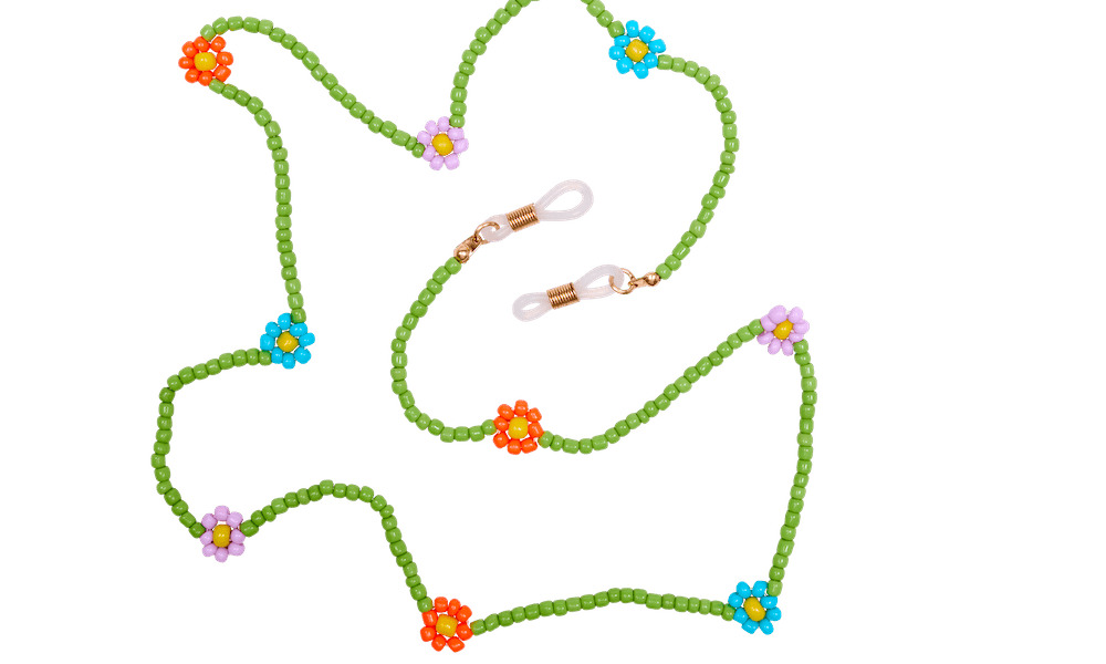 Chaine - Perle fleurs – Lunette  PERLE FLEURS pour 