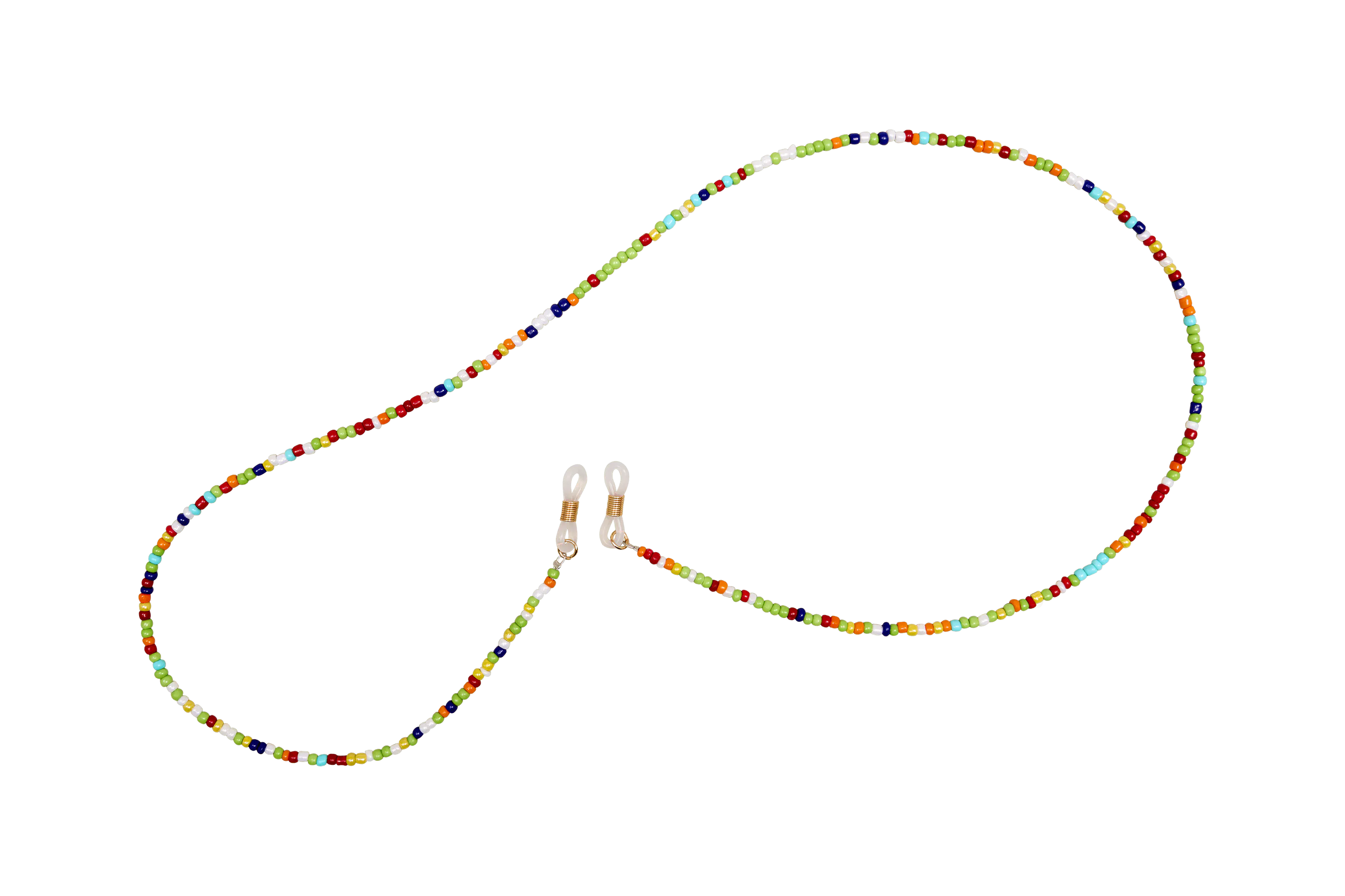 Chaine - Perles multicolores – Lunette  PERLES MULTICOLORES pour 